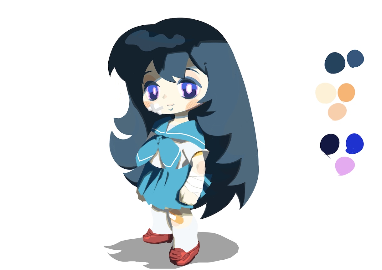 ダークで可愛いイラスト制作します キャラクターデザイン・アイコン・厚塗り・ポップ・デフォルメ イメージ2