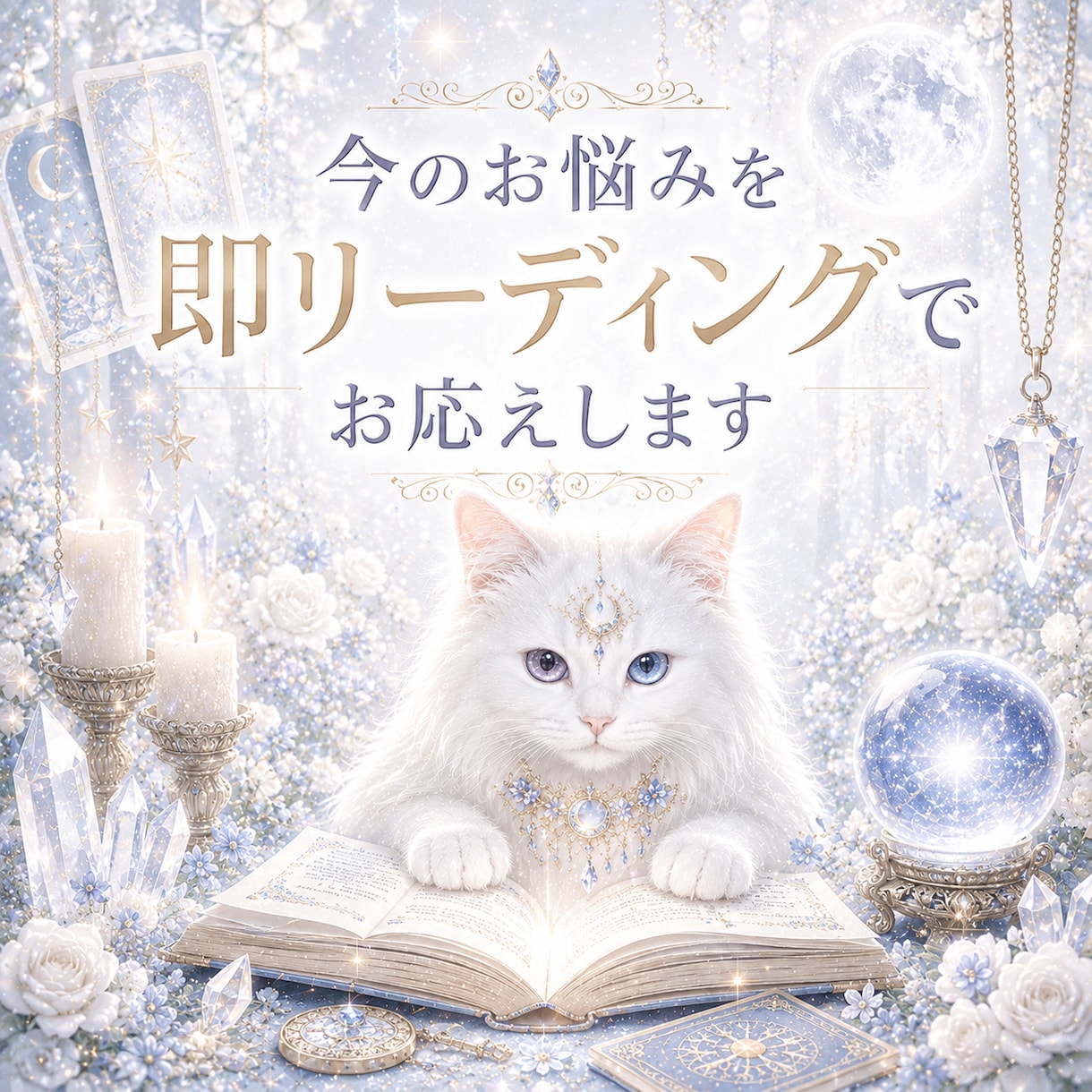 今のお悩み、即リーディングでお応えします 即日鑑定　今すぐ知りたい。だからこそ、すぐ占います イメージ1