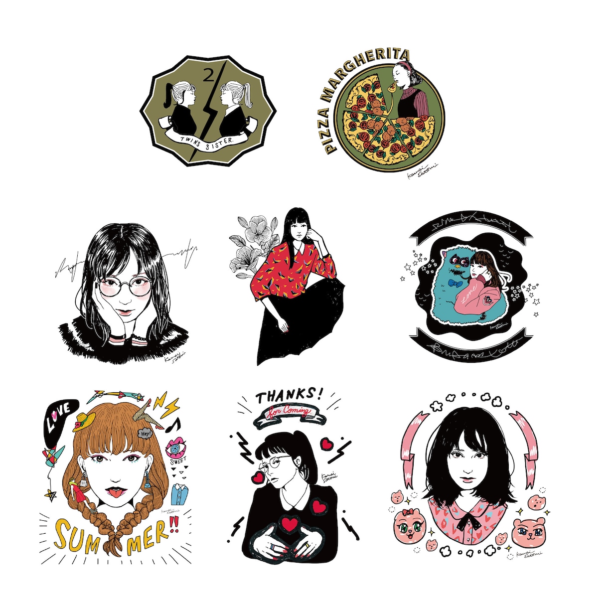 オシャレな似顔絵描きます SNSのプロフィール画像にどうぞ！ イメージ2