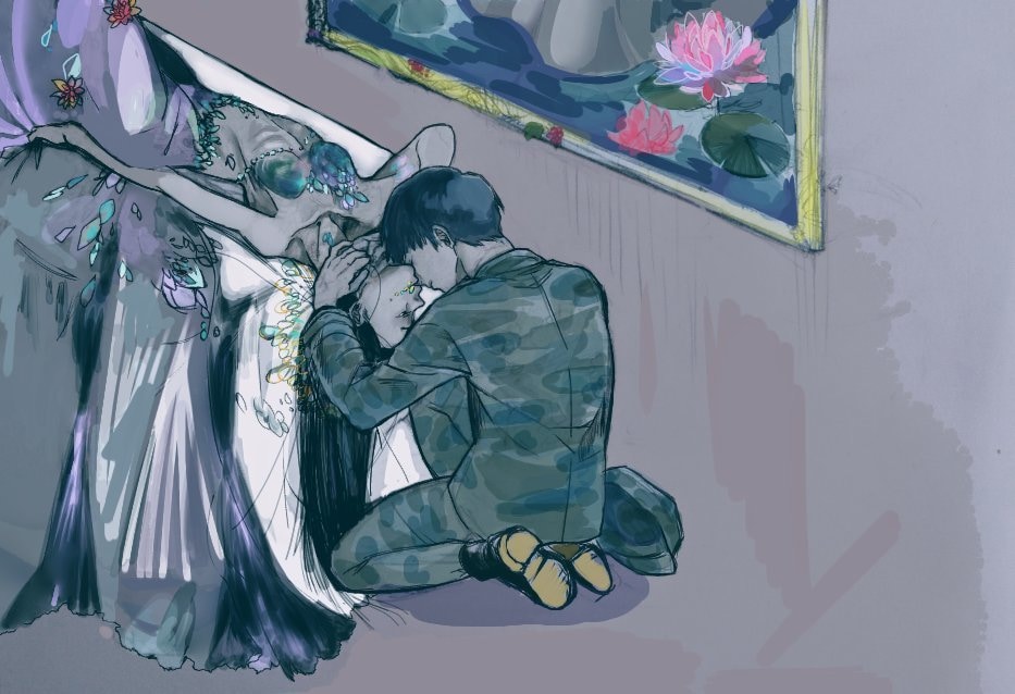 一枚絵を描きます ご希望の人物、小物、雰囲気や構図描きます（同性愛描写ok） イメージ1