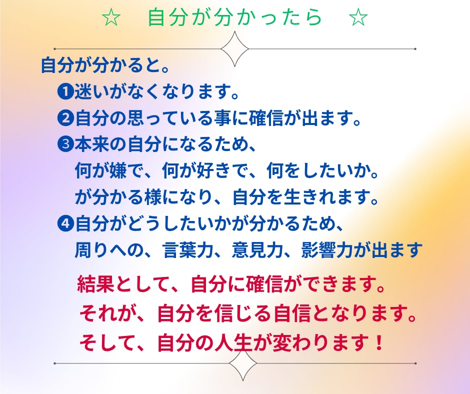 自信は作れるスクール。自信を作ります 実績18年1800件。専門プロコーチが一生続く自信を作る イメージ4