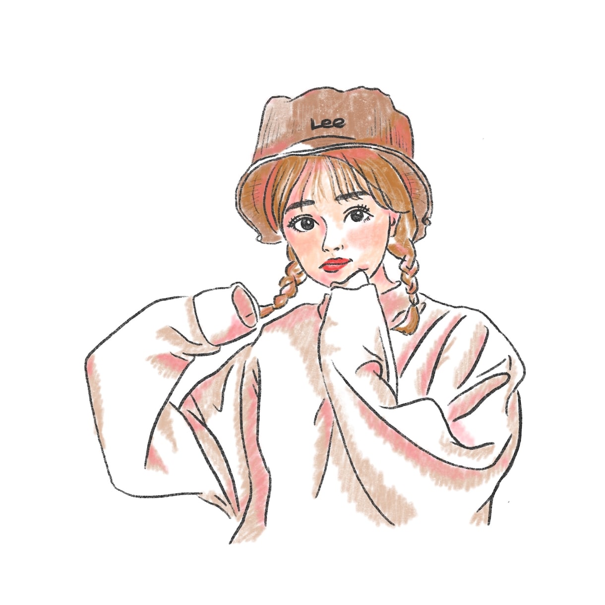 女性に人気◎カラフルな色鉛筆風イラストお描きします アイコン、ウェルカムボード、記念日のプレゼントに イメージ4
