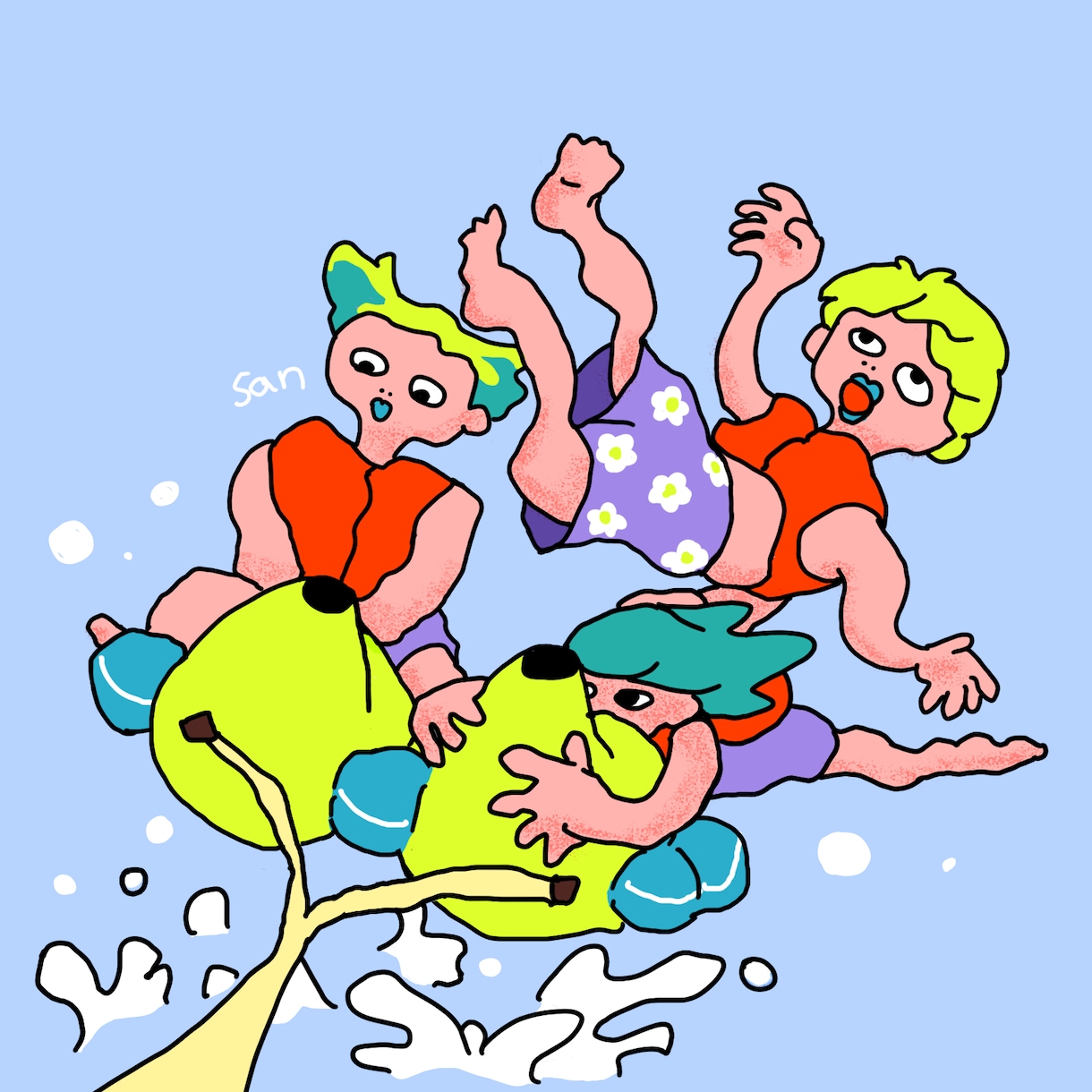 SNS投稿・エッセイに使える共感イラスト描きます ゆるかわポップでコミカルで差別化。商用利用も可能！ イメージ5