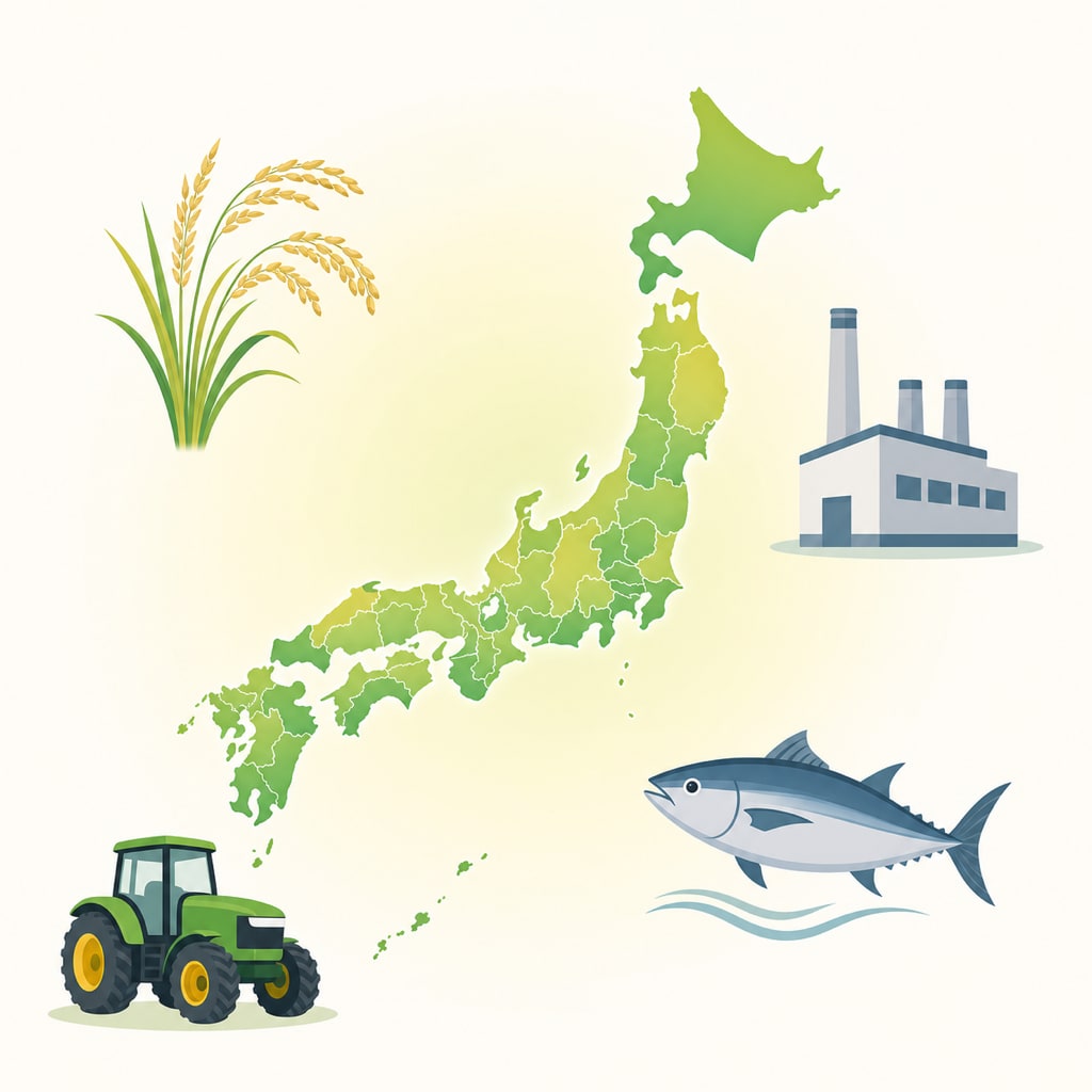 47都道府県の農業・産業データ集をお渡しします 47都道府県の農業・産業127指標を収録したデータ集 イメージ1