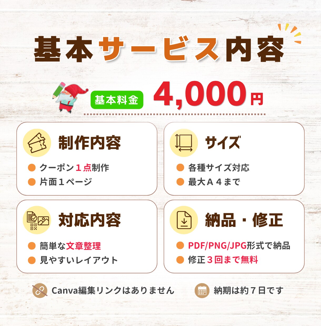 リラク系店舗のクーポン制作します あなたの「なんとなくいい感じに」を形にします イメージ4