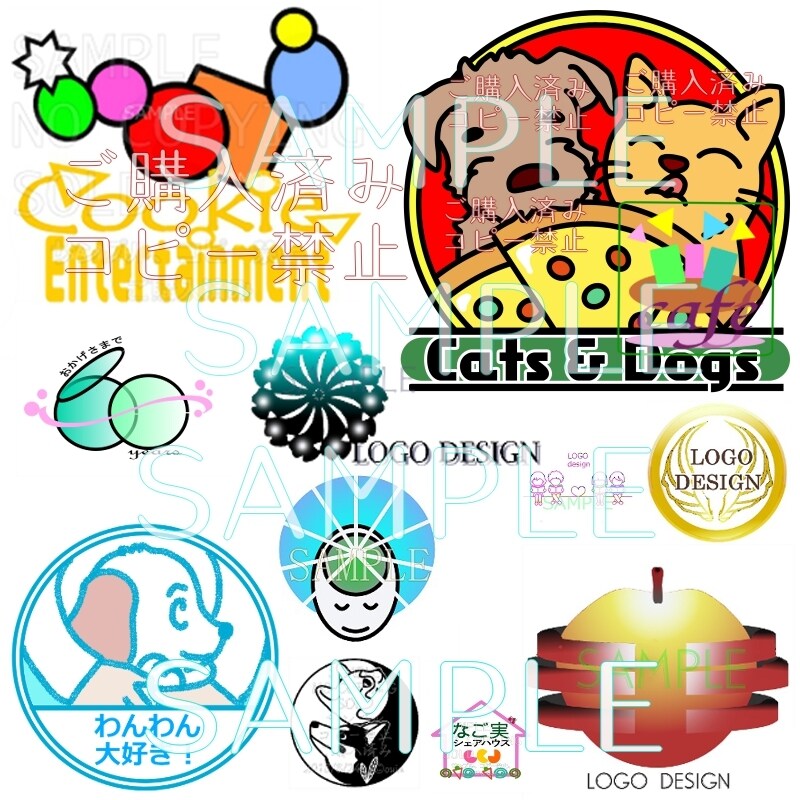 簡単なロゴ、家紋、描きます パーソナルマークにいかが？（JEPG/PNG｟/PSD*｠） イメージ3
