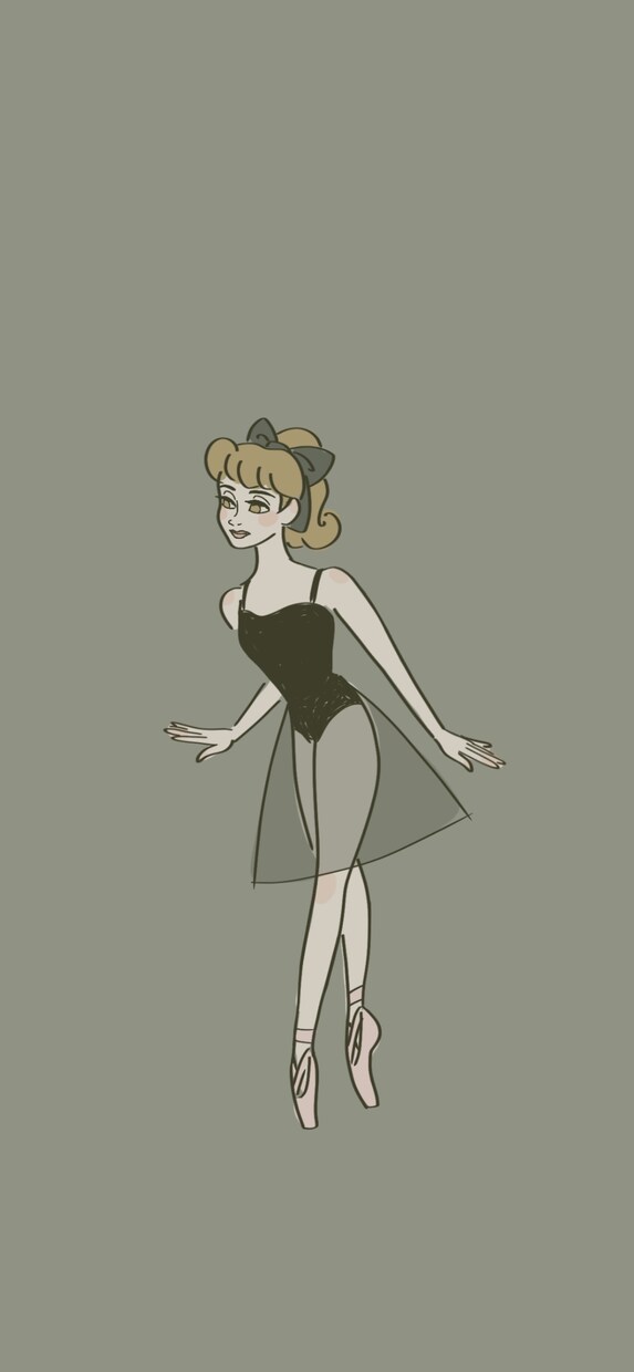スマホのロック画面＆ホーム画面 描きます オリジナルキャラでスマホの壁画を描きます イメージ3