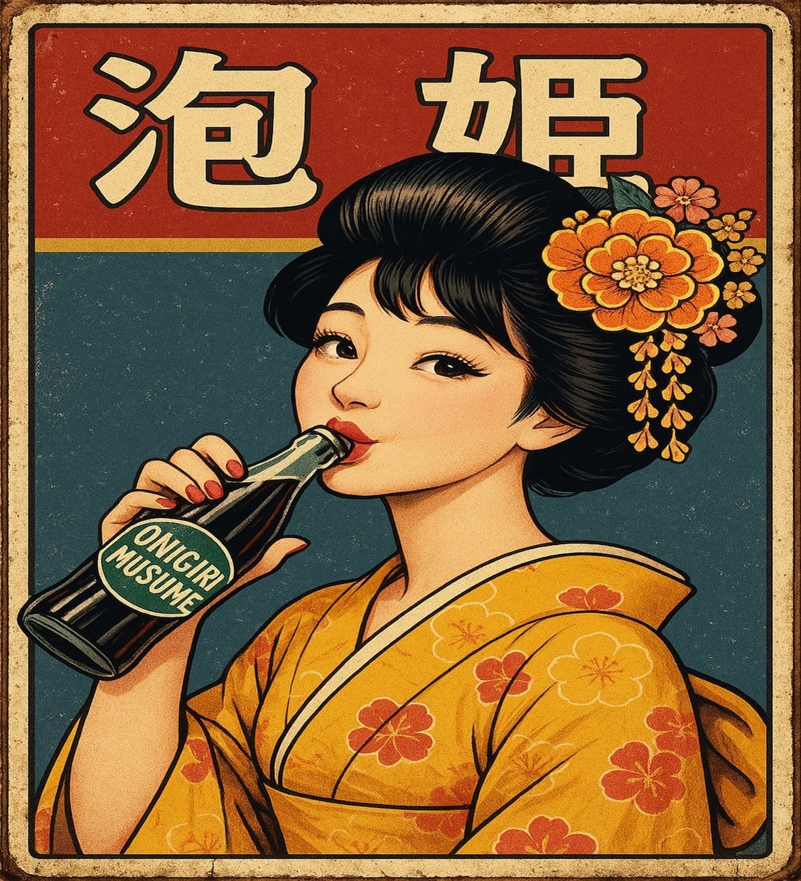 レトロかわいいキャラ描きます 和風レトロ × ちょっぴり現代風、唯一無二のキャラ描きます イメージ1