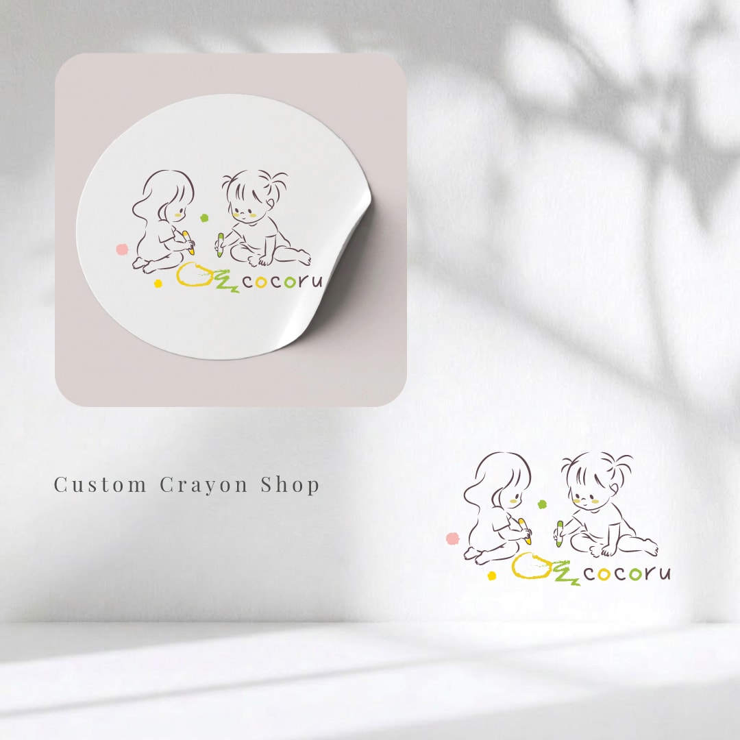 絵本のようなシンプルお洒落でかわいいロゴ作成します 名刺・看板・SNS等に＊カフェ・サロン・個人作家様実績多数！ イメージ4