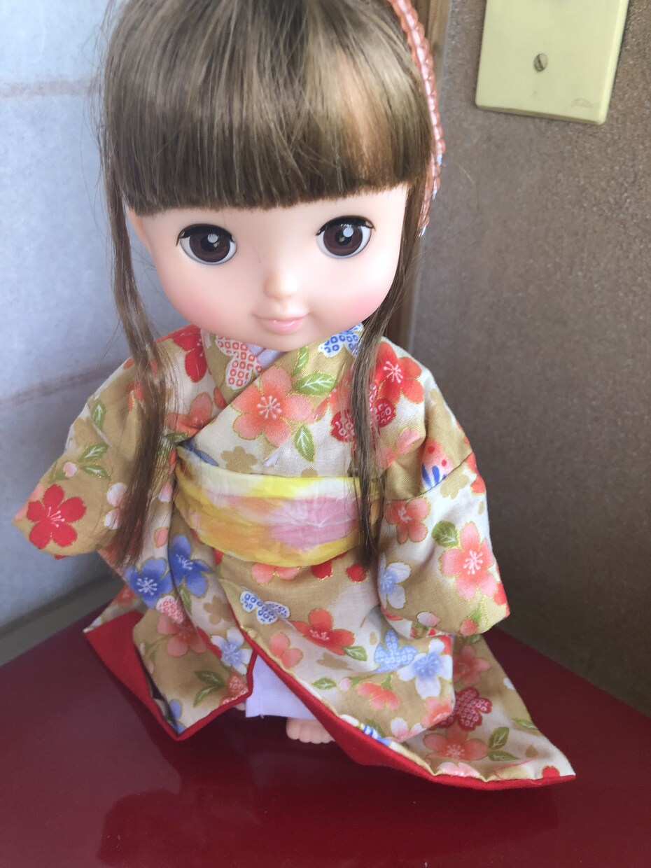 ドール着物お作りします 着物、引きずり着物、花魁着物、巫女、色々お作り出来ます^_^ イメージ7