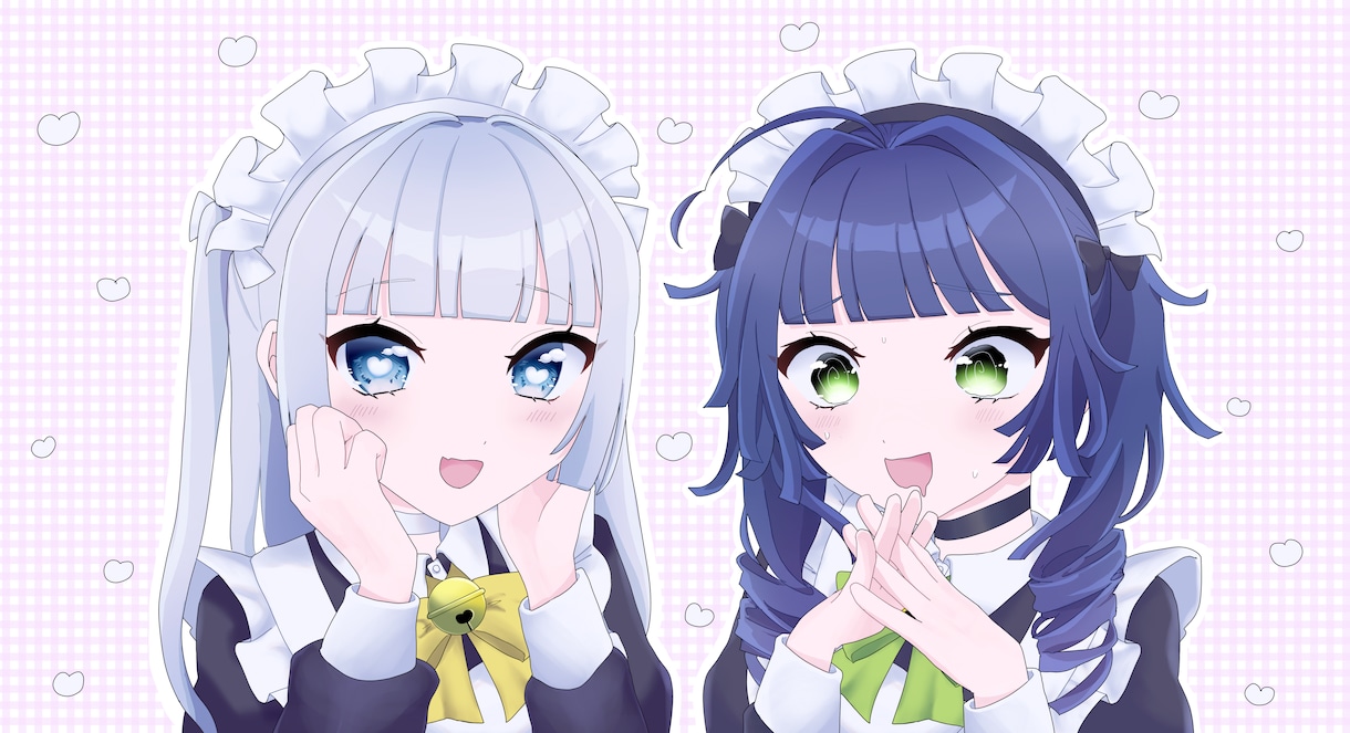 かわいいイラストや似顔絵などかきます 男女共に人物の絡み特に得意です。BL、GL(百合)も可 イメージ5
