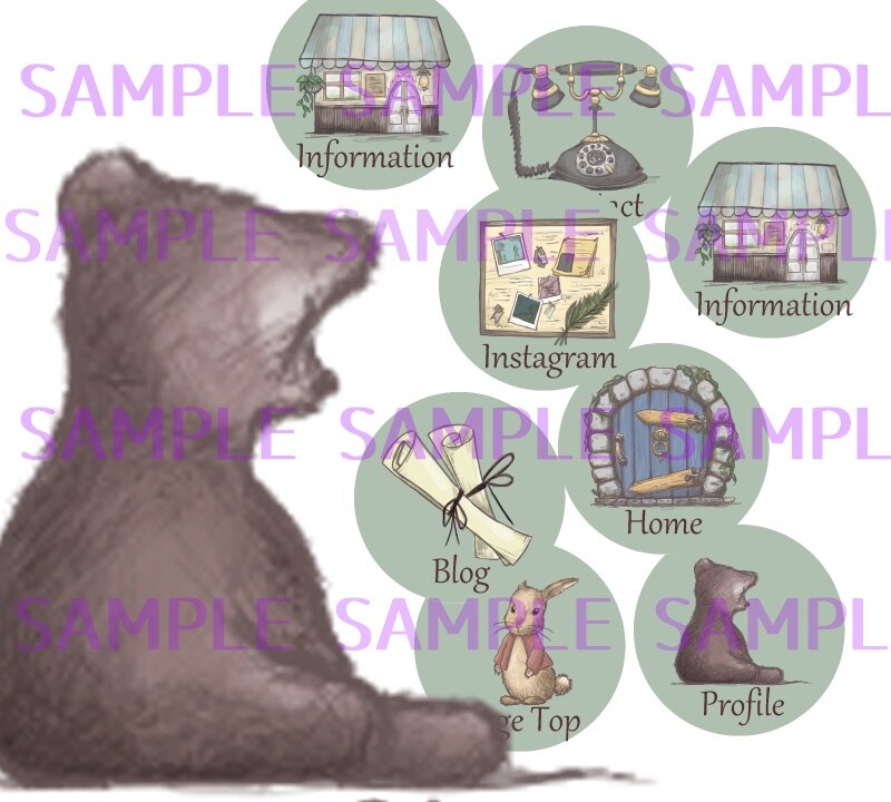 ボタン画像など、Web素材作成します イメージ通りのイラスト画像を作成してほしい！という方に！ イメージ2