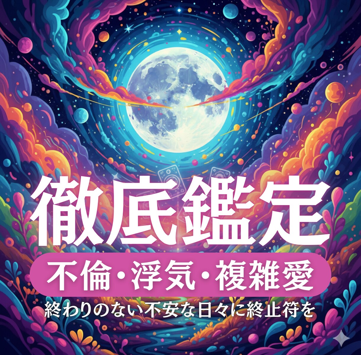 不倫・復縁・複雑愛　あの人の気持ちを鑑定します 終わりのない不安な日々に終止符を　エネルギー視で徹底鑑定 イメージ1