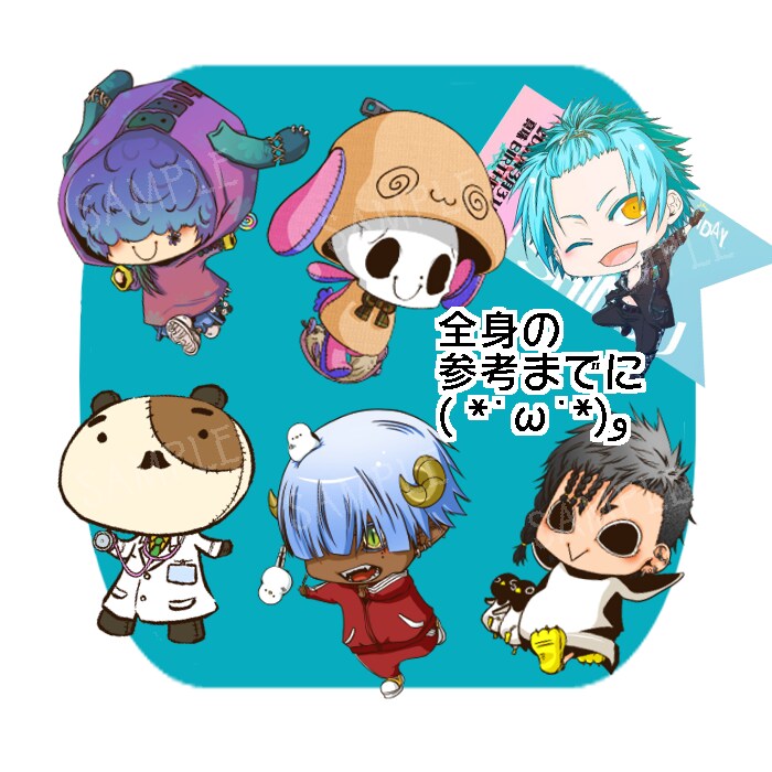 わりとパッキリとしたアイコン描きます SNSや、ブログなどにちょっと癖のあるオリジナルキャラを！ イメージ5