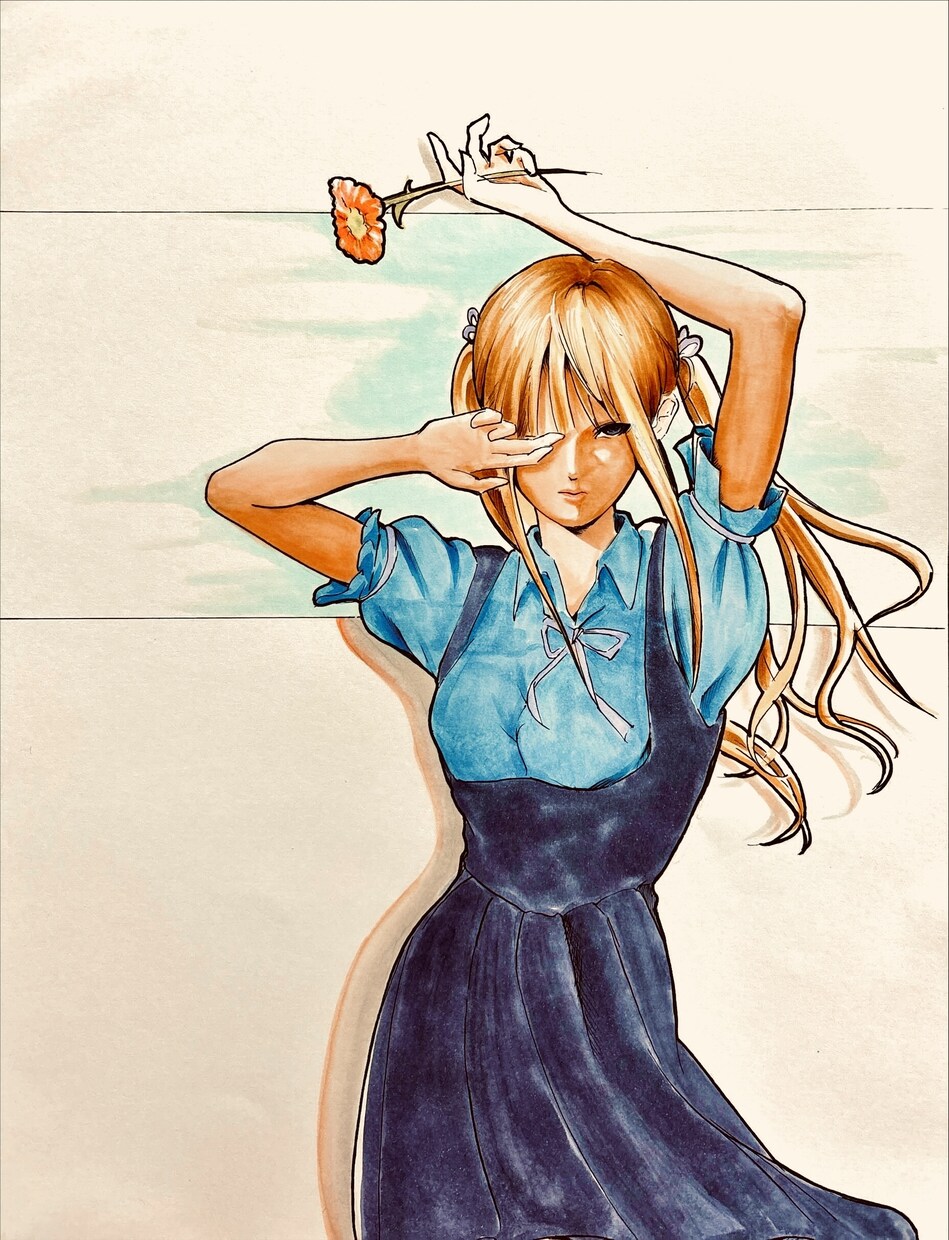 商用利用OK！アナログでイラスト作成します アナログ画材、コピックを使用します！ イメージ7