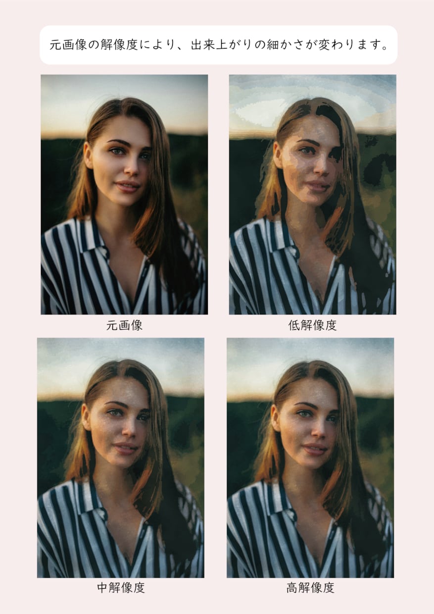 あなたの写真ベクターイラスト化します 水彩画風やモノトーンに加工します イメージ3