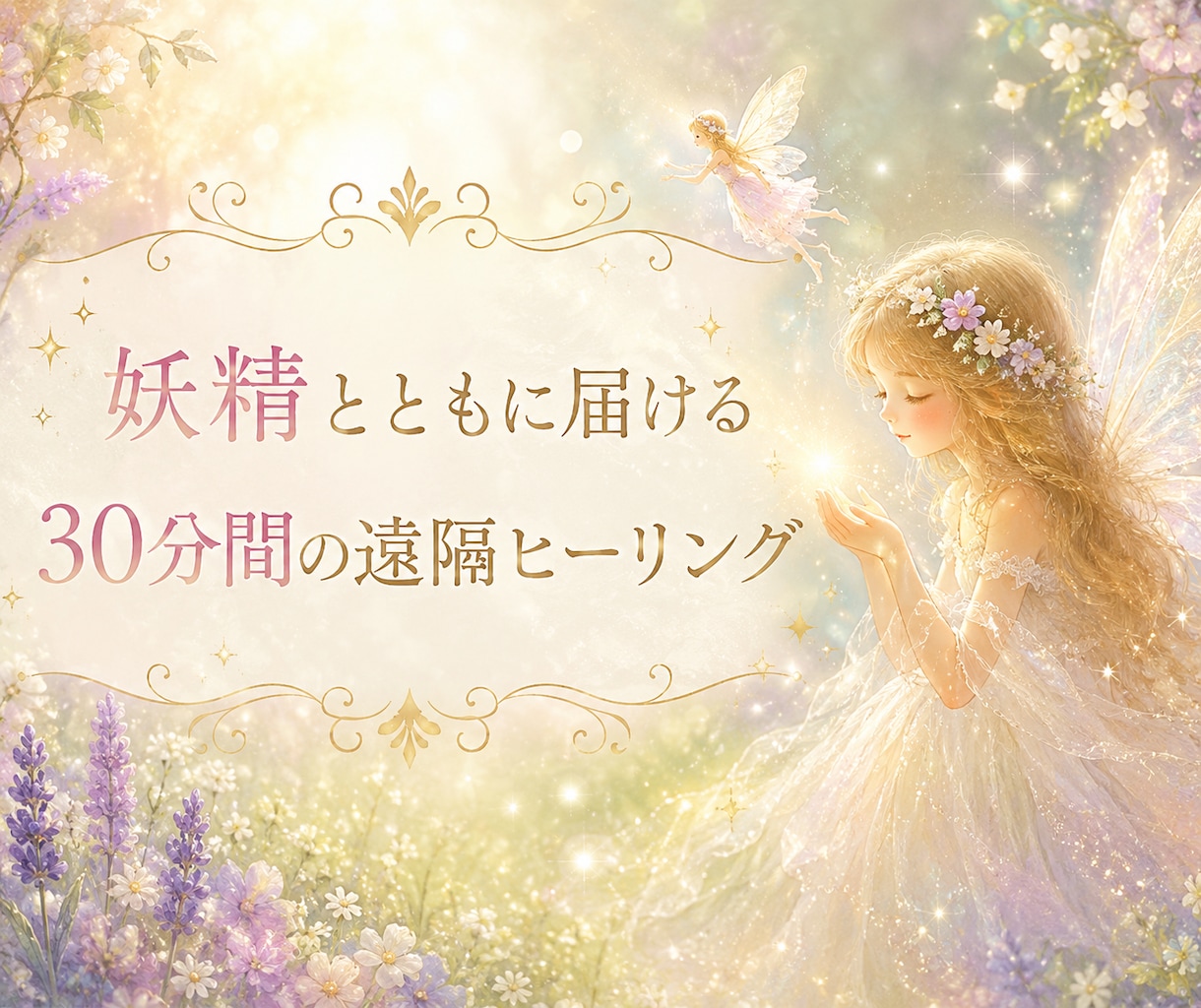 疲れて何もする気になれない心と身体を癒します 今のあなたへ妖精からの応援メッセージもお届けします イメージ2