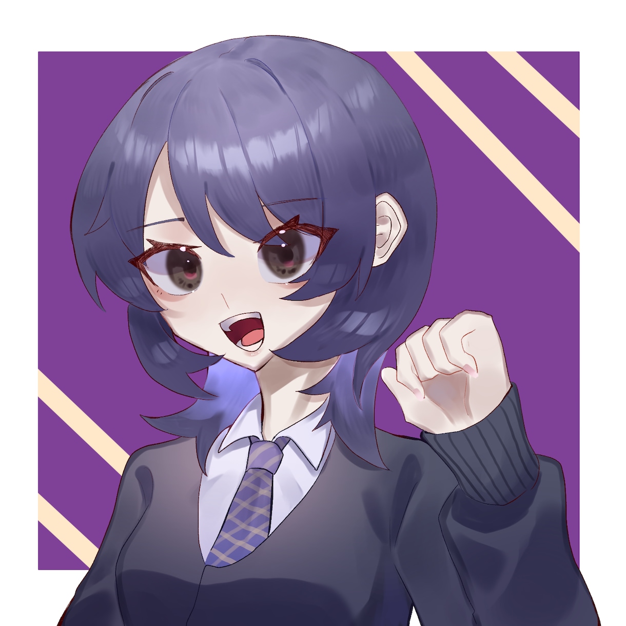 かっこいい、かわいいイラストを描きます SNS用のアイコンや観賞用の一枚絵など イメージ2