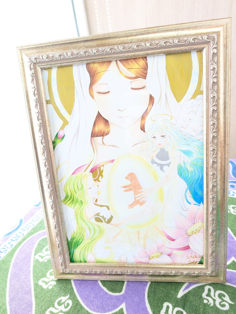 メッセージ付のアート作品を届けます あなたを守ってくださっている方からのメッセージ付 イメージ2
