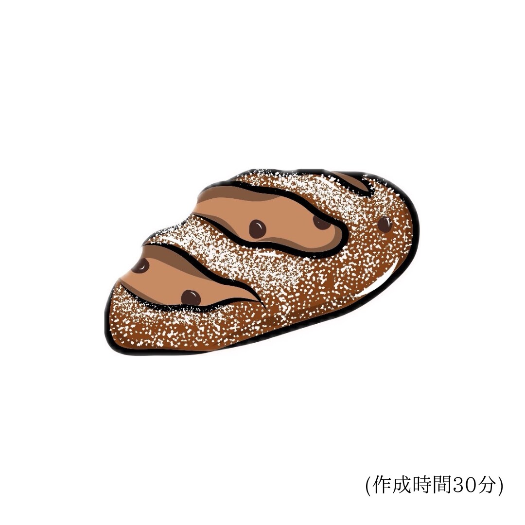 商品をイメージにあったイラストにしあげます パン屋さん、カフェの宣伝に最適！ イメージ7