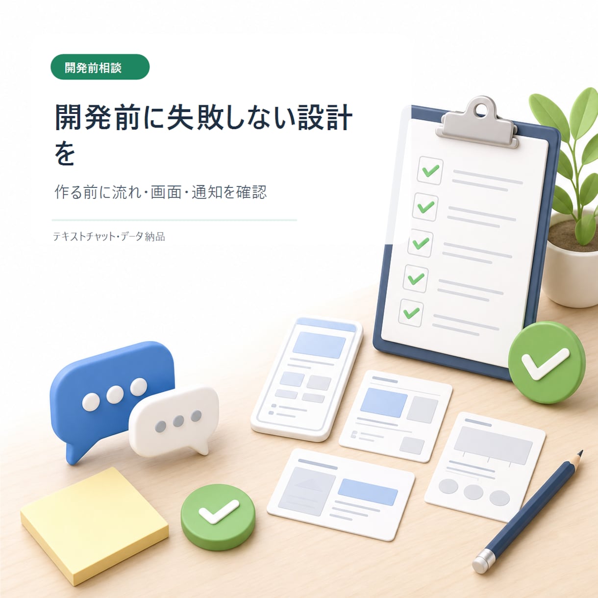 LINE受付アプリを設計します LINE依頼受付と担当通知を整理 イメージ8