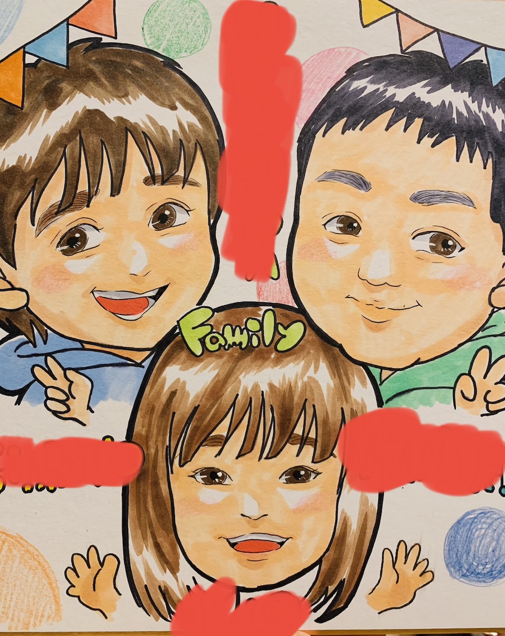 プレゼントにオススメします 誕生日や結婚式、敬老の日、似顔絵描きます♪ イメージ1