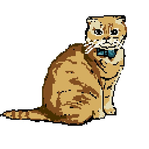 ドット絵でペット描きます 美大卒が確かな画力で動物のドット絵を描きます イメージ2