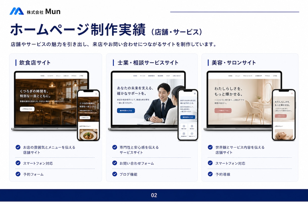 建設・リフォーム会社の集客HPを制作します 5ページ・スマホ対応・基本SEO・公開後30日サポート イメージ4