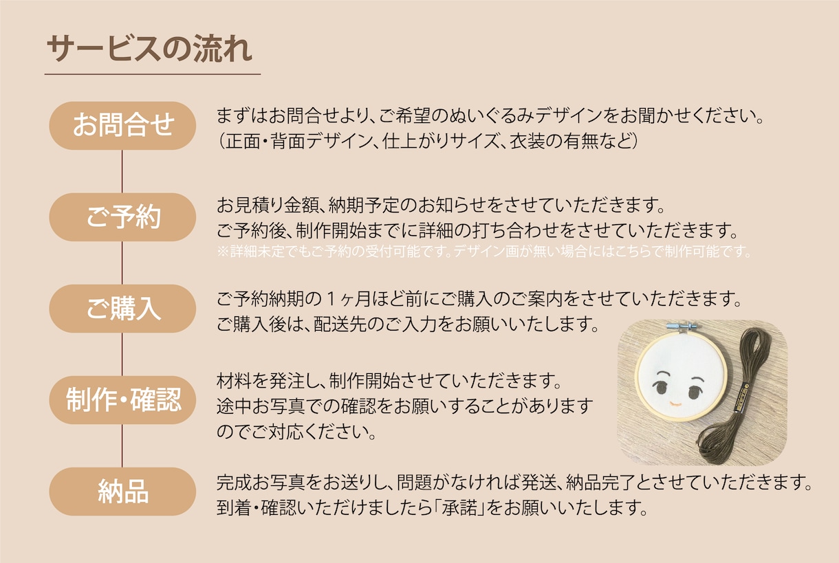 推しぬい・オリキャラ◎ぬいぐるみオーダー承ります 理想のぬいを手作りでお届け・一点ずつ丁寧に製作 イメージ6