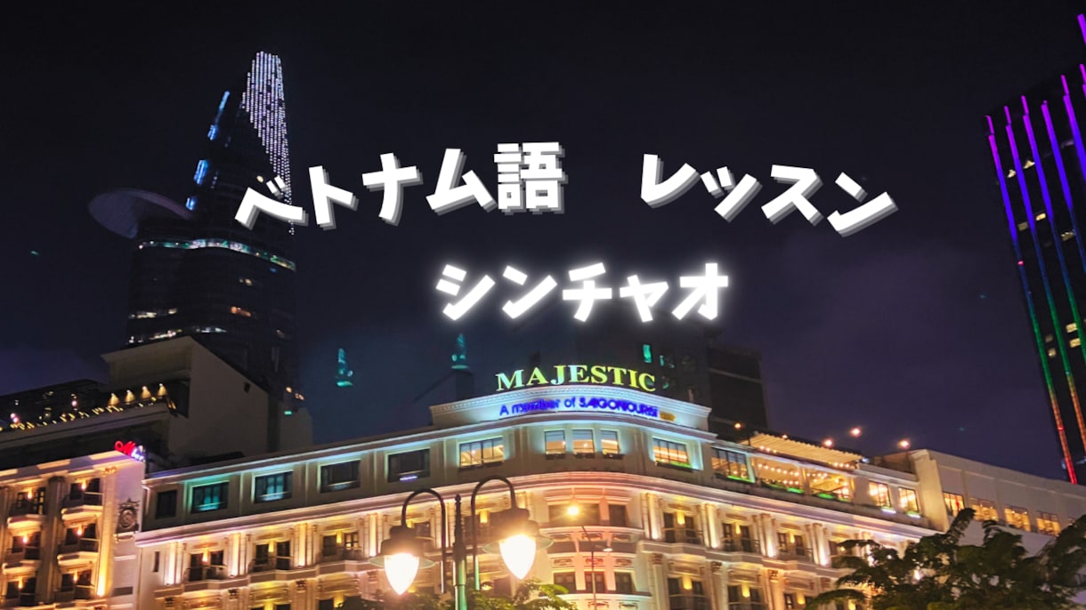 初心者、中級者向け、ベトナム語のレッスンを致します ベトナム語の発音、特に重要な声調のコツを教えます！ イメージ1