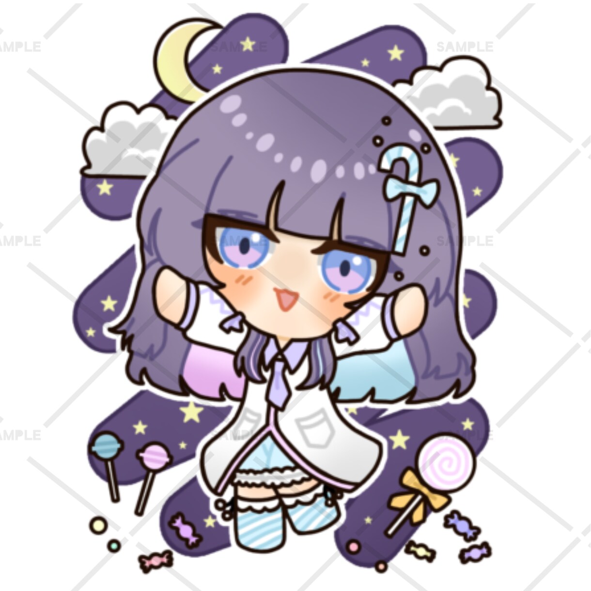 可愛いミニキャライラストを制作します 明るくて可愛らしい貴方だけのミニキャラを制作します イメージ7