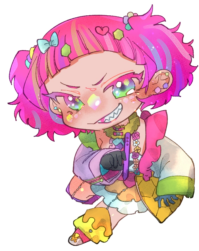 配信用立ち絵かきます 色鮮やかで唯一無二な立ち絵で配信しませんか？ イメージ2
