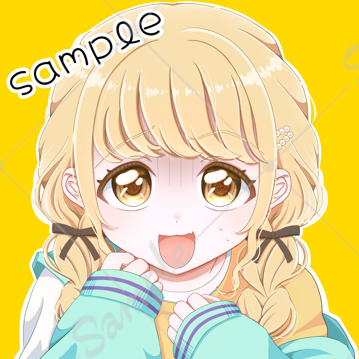 5名様限定価格！アニメ塗りのSNSアイコン描きます 表情豊かなかわいいイラスト！商用利用料込の価格です！ イメージ3