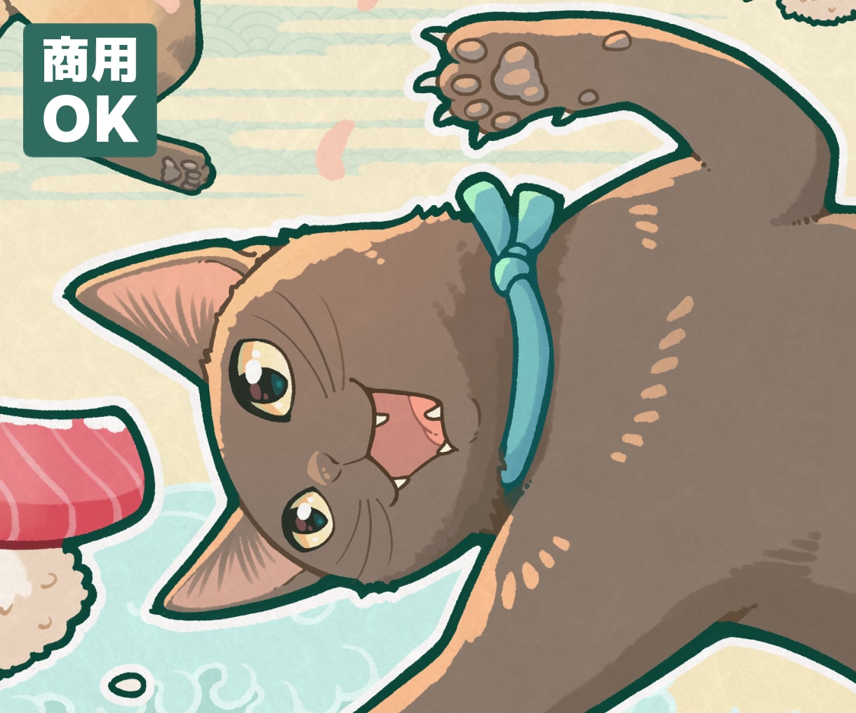 商用OK！ポップでかわいい動物のイラスト描きます アイコン・グッズなどに！デフォルメやリアルもご相談ください。 イメージ1