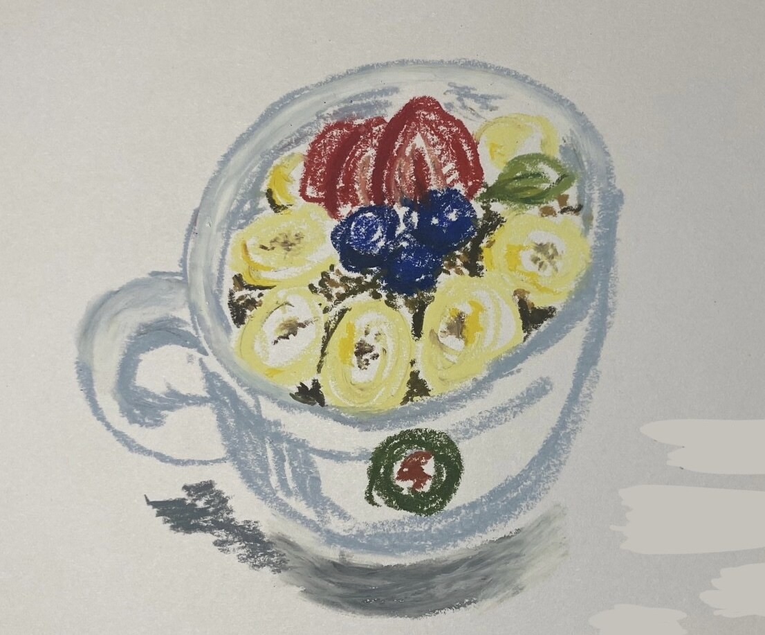 ペットのイラストをクレヨンで描きます お気に入りのペットの写真をクレヨンで優しく可愛く描きます イメージ8