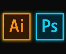 お手元のデータをai,psdデータにします データ修正、入稿などでお困りの方、夜中でも対応します イメージ1