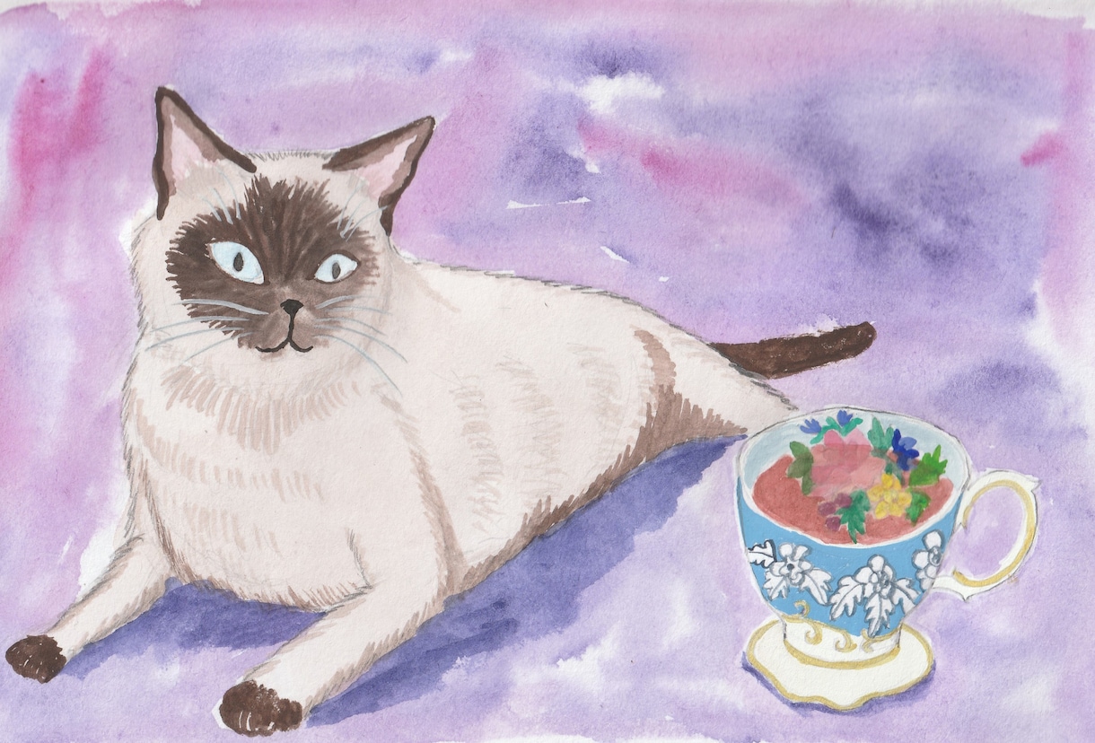 素敵な猫ちゃんのワンちゃんイラスト描きます (=^ェ^=)あなたのペットさんのイラスト描きます！ イメージ4