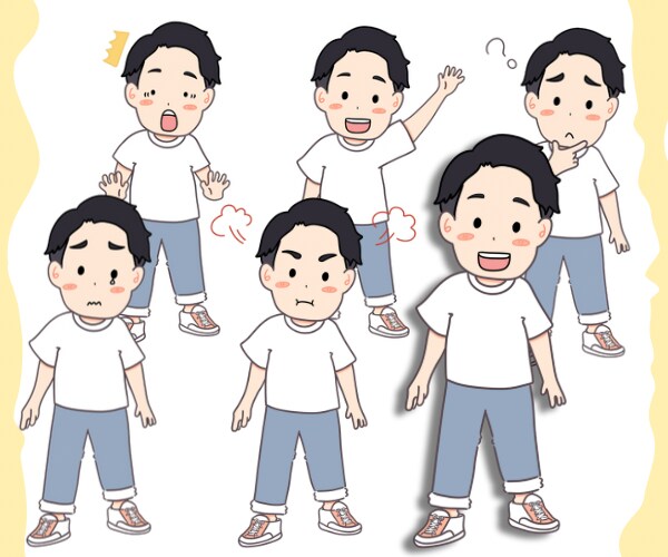 Instagram用などのアイコンと表情差描きます レスポンス早く丁寧に心を込めて対応致します(^-^) イメージ7