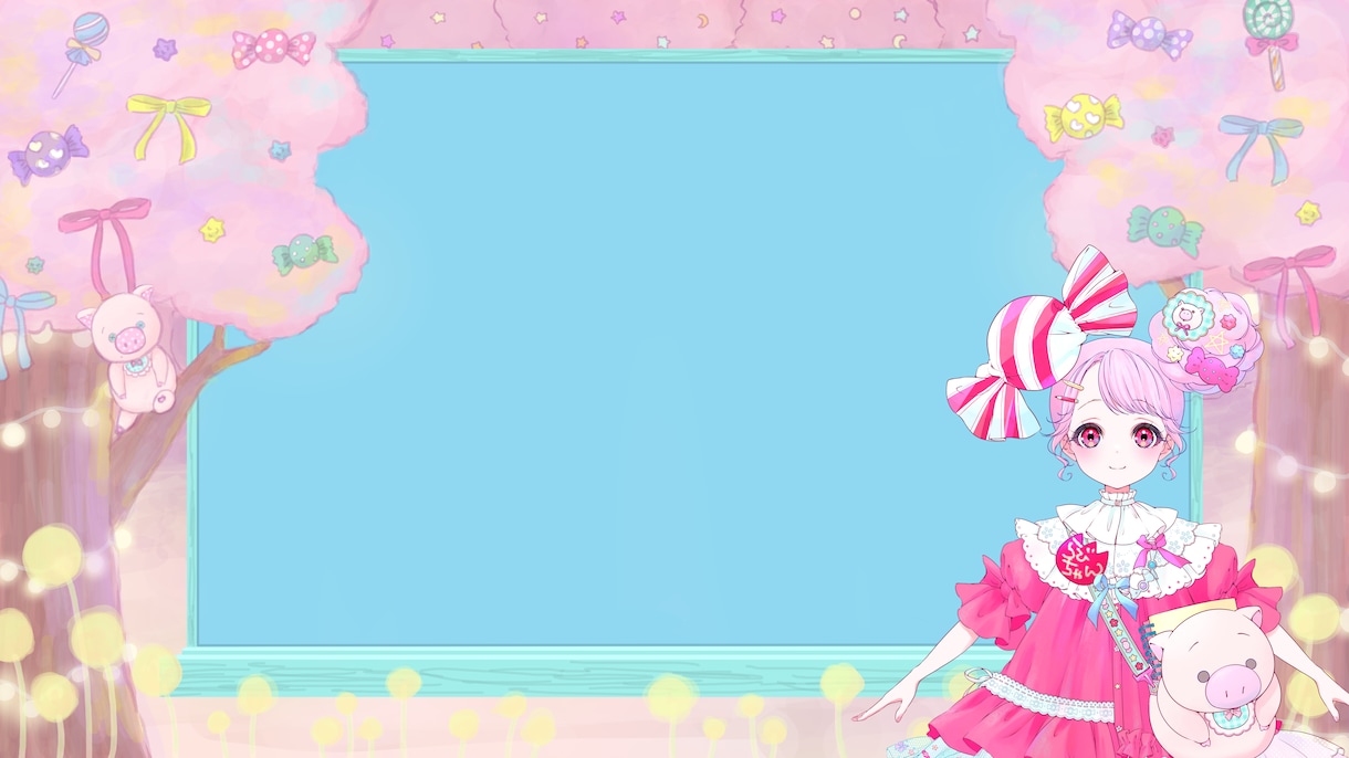 配信背景にも⭐︎絵本・癒し系のイラスト作成します 似顔絵、記念日、アイコン、挿絵、ヘッダーなど商用利用も可です イメージ2