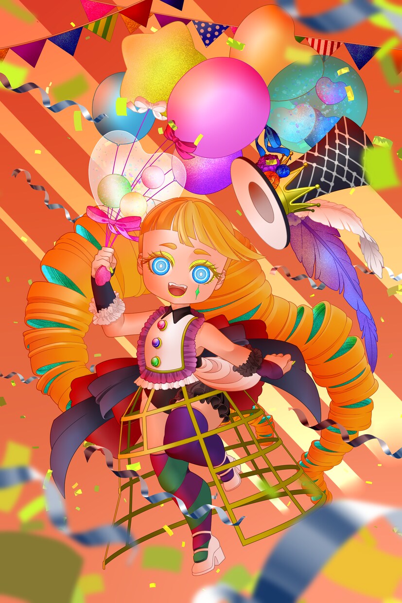 デフォルメ・ミニの全身キャライラストなど作成します スレンダーは鉄板♪ぽっちゃりも魅力がある！どんな体型にも対応 イメージ5