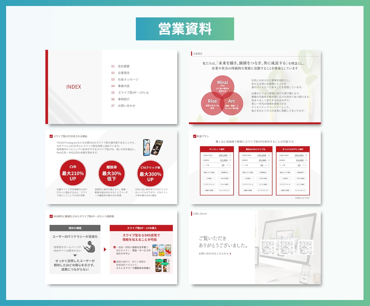 限定価格◎残り２名！｜スライド資料制作いたします Canva使用／◎1枚550円から イメージ4