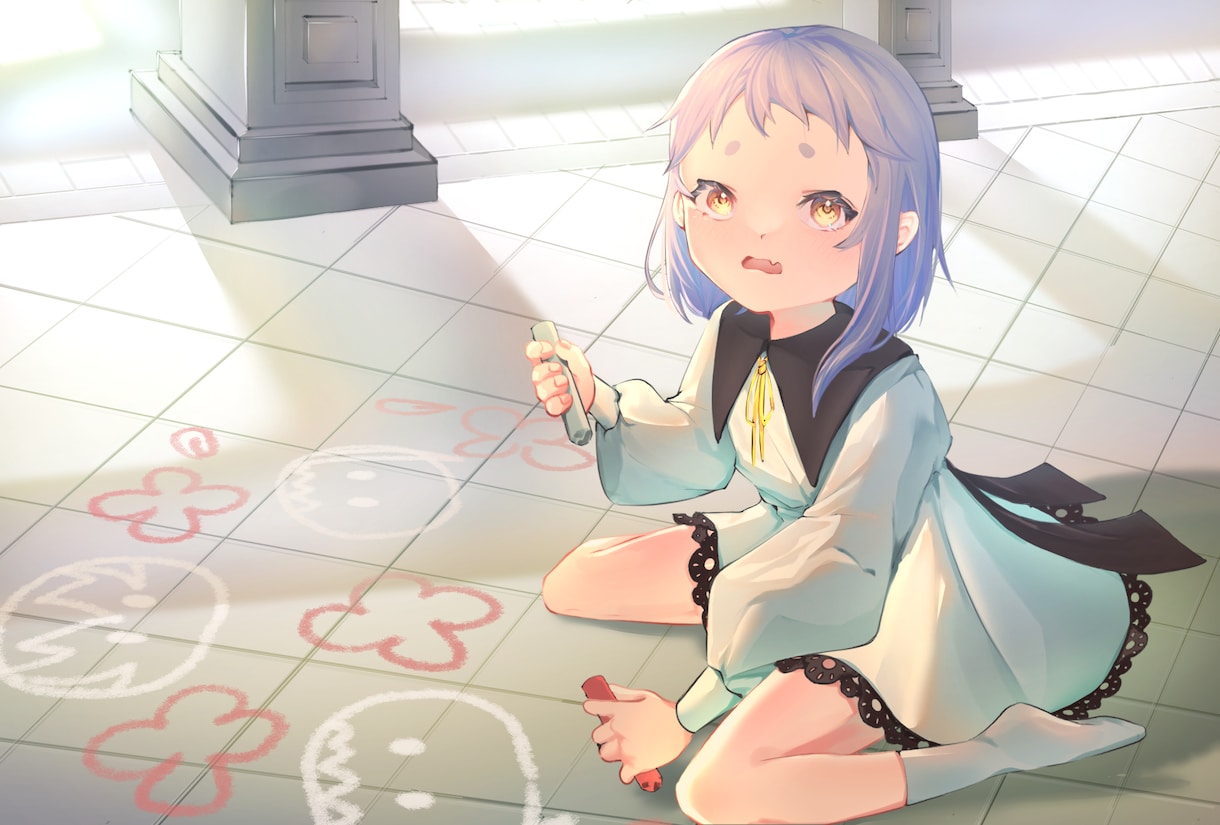 かわいい女の子や男の子の絵を描きます あなたのご希望に沿うような作品を制作します。 イメージ3
