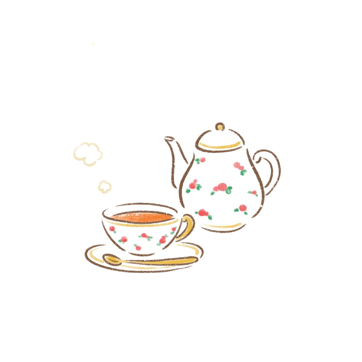 優しい雰囲気のイラストお描きします 手描き風の柔らかい線を生かした可愛いイラスト イメージ10