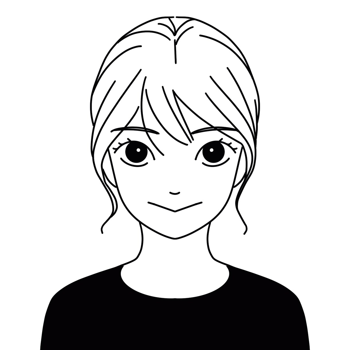 追加料金なし＊似顔絵イラスト線画制作します ビジネスからプライベートまで使いやすい イメージ2