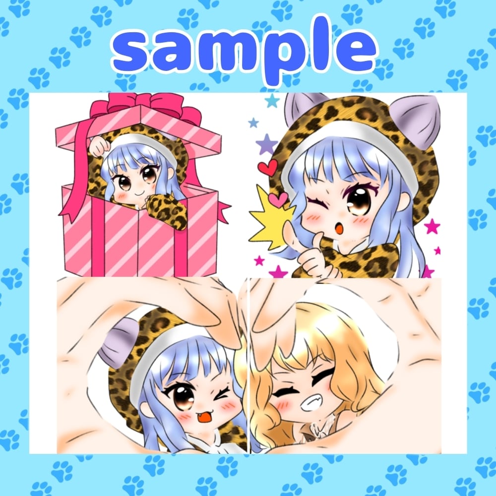 YouTube・Twitchスタンプご制作します 人物、動物何でも可愛くお仕上げ致します！ イメージ8