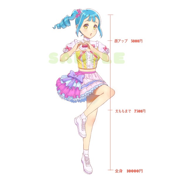 アニメチックな絵をお描きします オリジナル、似顔絵、二次創作などを受け付けます イメージ3