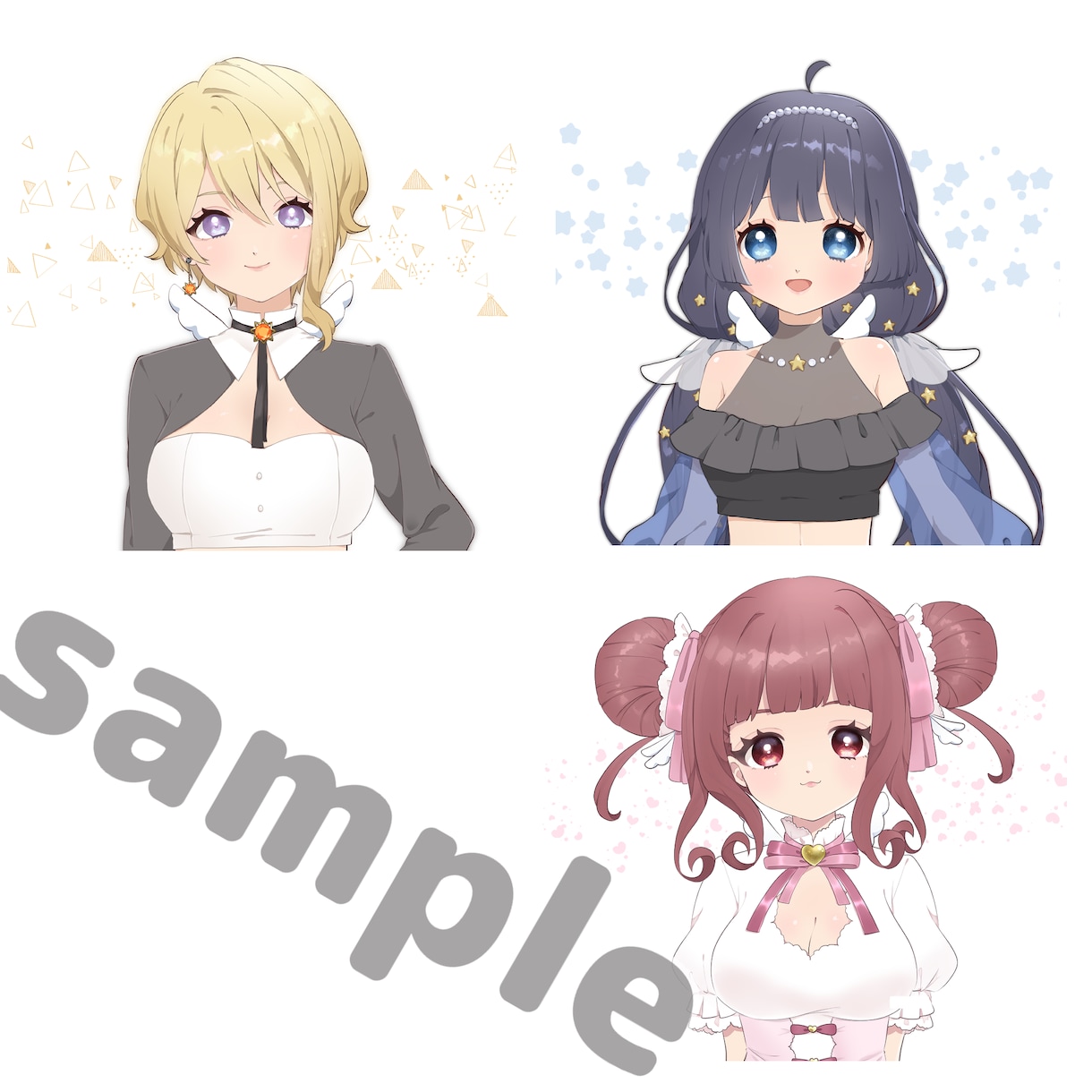 もちもちかわいいアイコン描きます ✴︎デフォルメも等身絵も！あなたのアイコンお描きします！✴︎ イメージ2