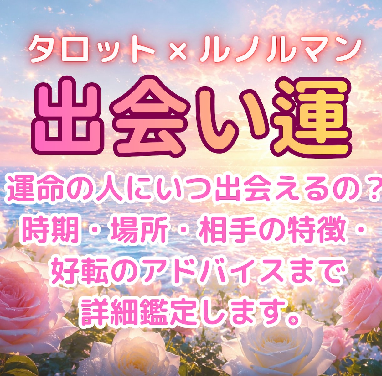運命の人はどこに？出会う時期・場所・特徴を占います タロットで引き寄せる、未来の出会いと恋の好転ヒント イメージ1