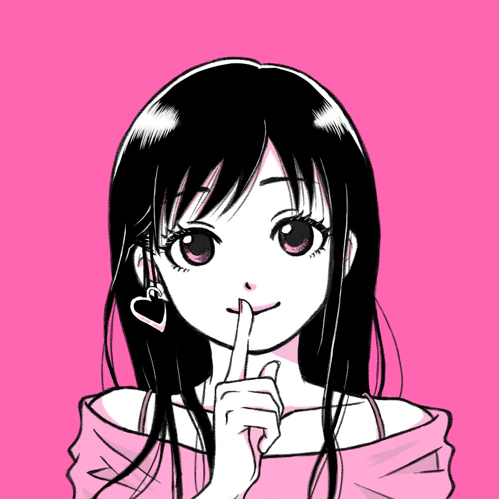 推し活専門★推しカラーやモチーフでアイコン描きます 普段使いに最適◎個性が光る！漫画風モノクロ/単色カラー仕様 イメージ1