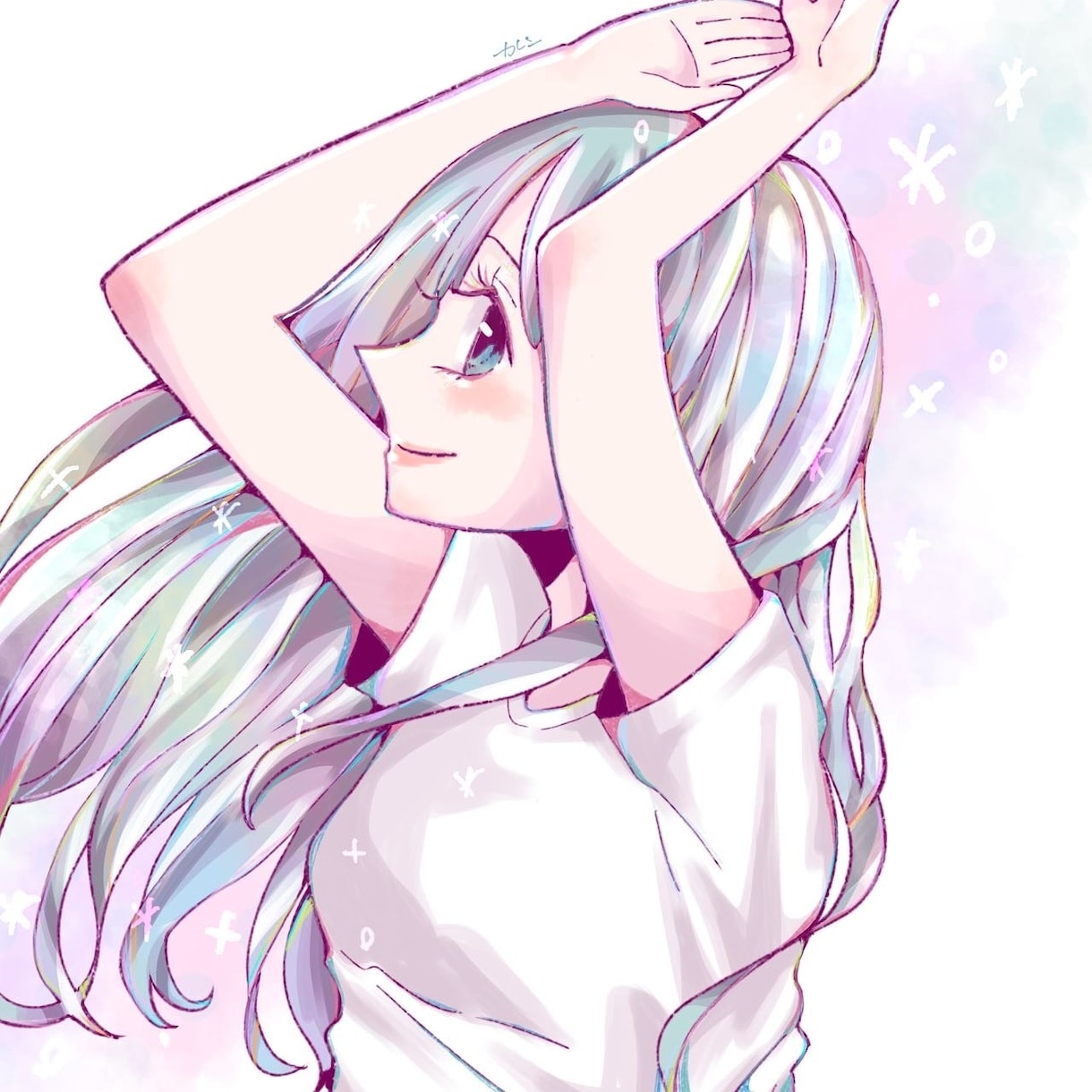 可愛い女の子イラスト作成します キラキラかわいい女の子が得意です！♡ イメージ8